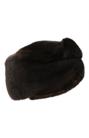 Меховая повязка на голову Kussenkovv. Цвет: коричневый