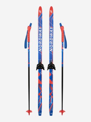 Комплект лыжный детский Flame 75 mm, Мультицвет, размер 140 Nordway. Цвет: мультицвет