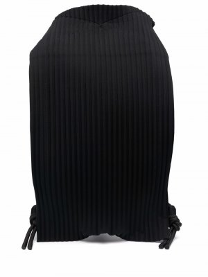 Плиссированный рюкзак с кулиской Bao Issey Miyake. Цвет: черный