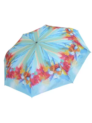 Зонт женский Ok651-2 голубой Ame Yoke Umbrella