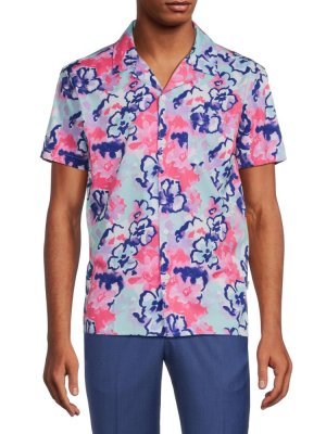 Рубашка Camp с цветочным принтом , цвет Pink Multi Vintage Summer
