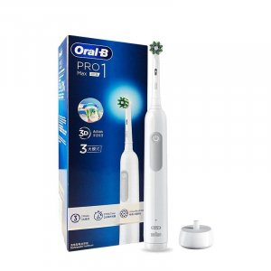 Электрическая зубная щетка Oral B ProMax, датчик давления, перекрестное действие, для глубокой очистки зубов, 3 режима чистки с таймером Oral-B