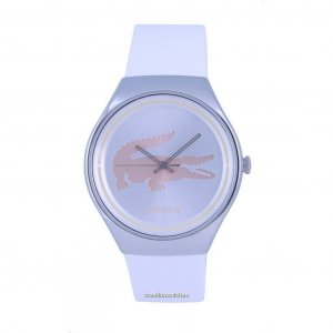 Valencia Кварцевые женские часы с кремниевым белым циферблатом LA-2000838 Lacoste
