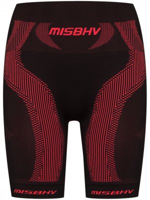 Облегающие шорты Sport Active MISBHV. Цвет: черный