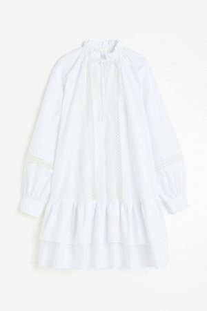 Платье-туника с кружевом H&M