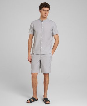 Пижамы (рубашка и брюки) PJ-0032 LGREY HENDERSON. Цвет: серый