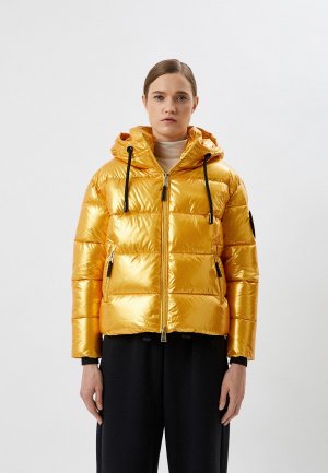 Куртка утепленная Plein Sport. Цвет: желтый