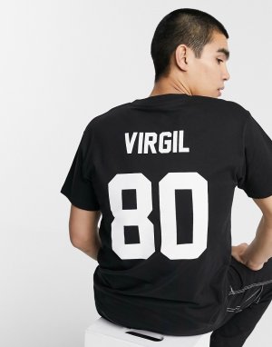 Черная футболка с надписью Virgil 80 -Черный Les (Art)ists
