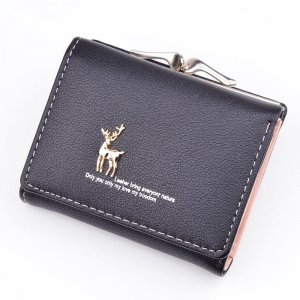 Мини-кошелек с изображением оленя для женщин, сумки-клатчи из искусственной кожи, женские кошельки держателем карт Baellerry