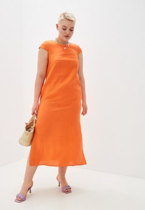 Платье Gabriela. Цвет: оранжевый