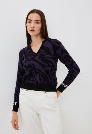 Пуловер J.B4. Цвет: фиолетовый