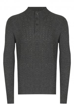 Пуловер CORNELIANI. Цвет: серый