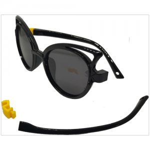Детские солнцезащитные очки-конструктор Неломайка Olo. Цвет: черный