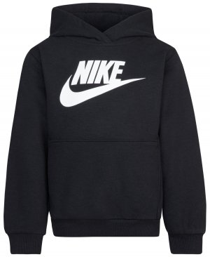Флисовый пуловер с капюшоном для спортивной одежды маленьких мальчиков Nike