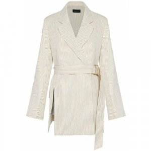 Пиджак , средней длины, размер 48, белый Eudon Choi. Цвет: белый