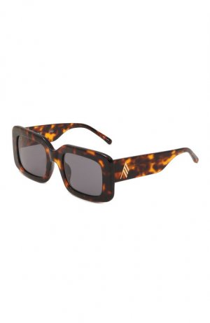 Солнцезащитные очки The Attico. Цвет: коричневый