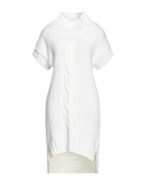 Короткое платье AMELIE RÊVEUR. Цвет: белый