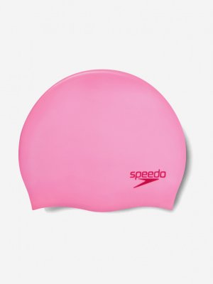 Шапочка для плавания детская , Розовый Speedo. Цвет: розовый