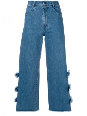 Укороченные джинсы Vivetta. Цвет: синий