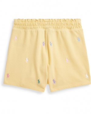 Шорты Polo Pony Piqué Shorts, цвет Empire Yellow Ralph Lauren