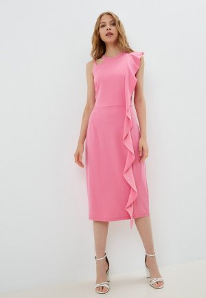 Платье Silvian Heach. Цвет: розовый