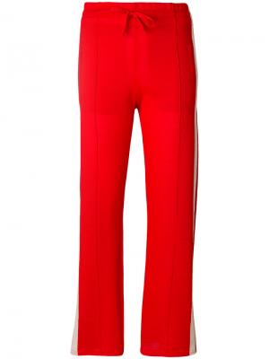 Спортивные брюки с лампасами Isabel Marant Étoile. Цвет: красный