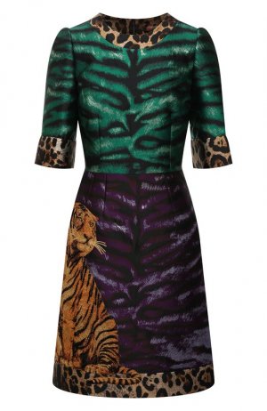 Платье Dolce & Gabbana. Цвет: разноцветный
