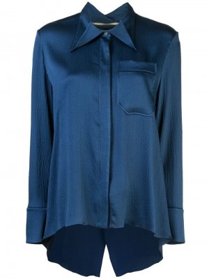 Рубашка Algar Roland Mouret. Цвет: синий