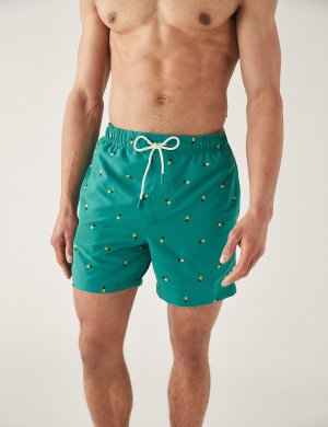 Быстросохнущие шорты для плавания с вышивкой Marks & Spencer