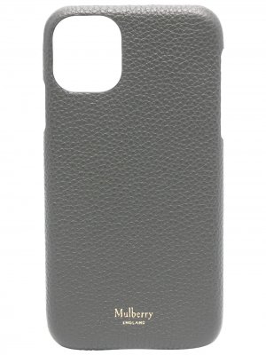 Чехол для iPhone 11 с логотипом Mulberry. Цвет: серый