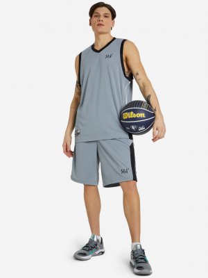 Комплект баскетбольной формы мужской , Серый 361°. Цвет: серый