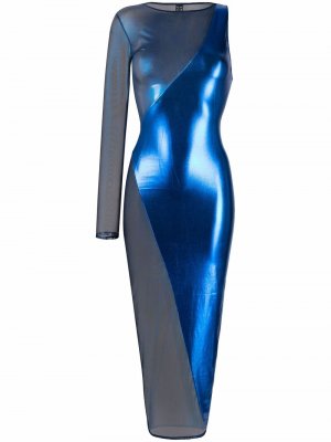 Платье Blue Angel асимметричного кроя Maison Close. Цвет: синий