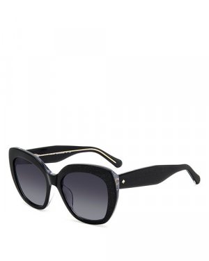 Солнцезащитные очки Winslet «кошачий глаз», 55 мм kate spade new york, цвет Black York