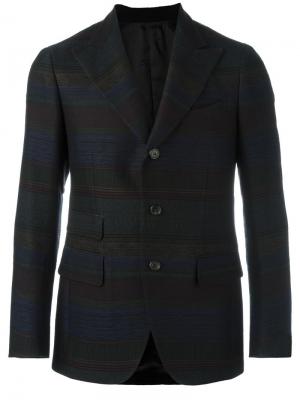 Peaked lapel striped blazer Gabriele Pasini. Цвет: многоцветный