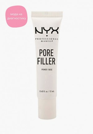 Праймер для лица Nyx Professional Makeup визуального уменьшения пор, тревел-формат, Pore Filler MINI, оттенок 01, матовый, 12 мл. Цвет: бежевый