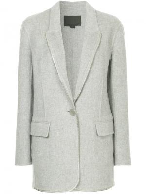 Однобортное пальто Alexander Wang