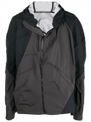Куртка асимметричного кроя с капюшоном Post Archive Faction. Цвет: черный