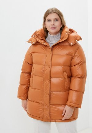 Куртка утепленная Belucci. Цвет: оранжевый