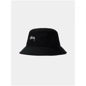 Панама STOCK BUCKET HAT ( S-M / Черный 1321023 ) Stussy. Цвет: черный