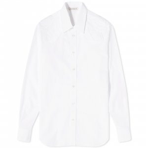 Рубашка Alexander Mcqueen Applique Harness, белый