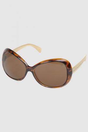 Солнцезащитные очки Fiorucci. Цвет: коричневый