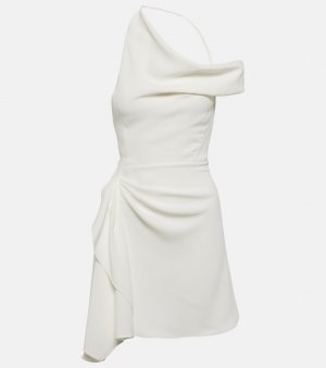 Асимметричное мини-платье из крепа dossier , белый Maticevski