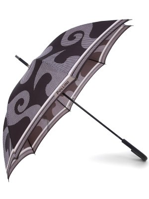 Зонт-трость с принтом POLLINI. Цвет: коричневый
