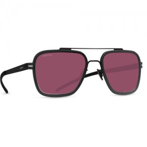 Солнцезащитные очки Gresso, квадратные, с защитой от УФ, фотохромные, для мужчин, черный GRESSO. Цвет: фиолетовый