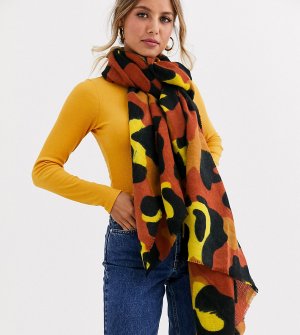 Эксклюзивный шарф с ярким леопардовым принтом -Мульти Stitch & Pieces