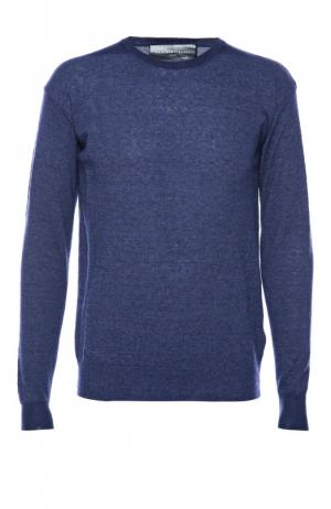 Пуловер вязаный Daniele Fiesoli. Цвет: синий
