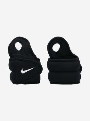 Утяжелители для рук Nike, 2 х 1,1 кг, Черный, размер Без размера Nike Accessories. Цвет: черный