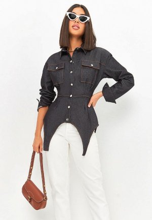 Рубашка джинсовая Sandrine. Цвет: серый