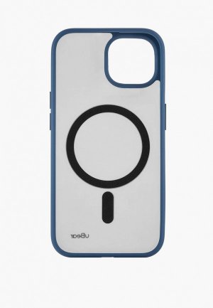 Чехол для iPhone uBear 15  Cloud Mag Case, MagSafe совместимый, усиленный, силк-тач. Цвет: синий