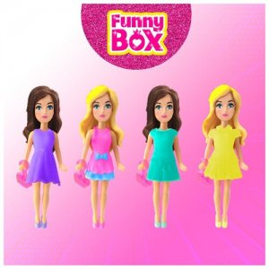 Игровой набор Funny Box Чудесные куколки: карточка, фигурка, аксессуары ZABIAKA